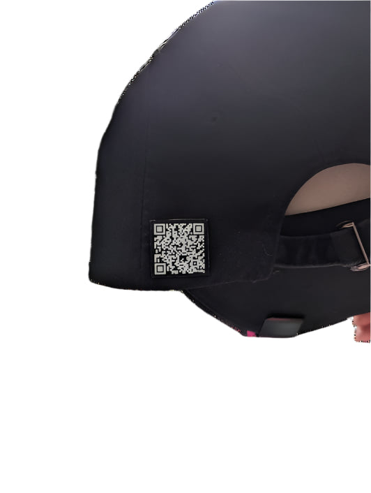 Hope Tree Distressed Baseball Cap with QR Code Learning Access