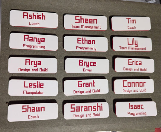 Techno Huskies Nametag