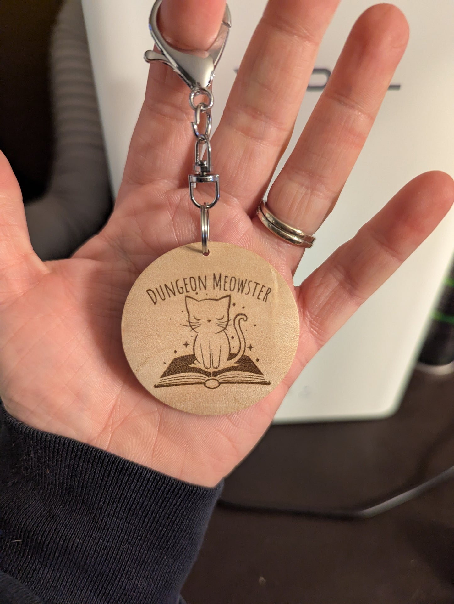 Dungeon Meowster Keychain