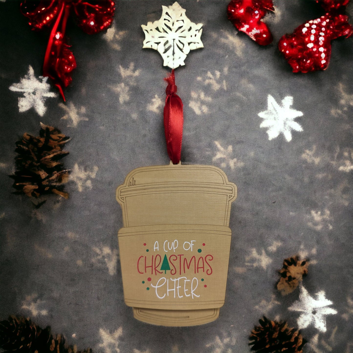 Coffee Cup Gift Card Holder Ornament