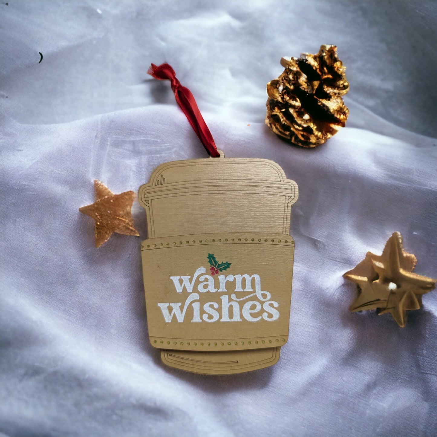 Coffee Cup Gift Card Holder Ornament