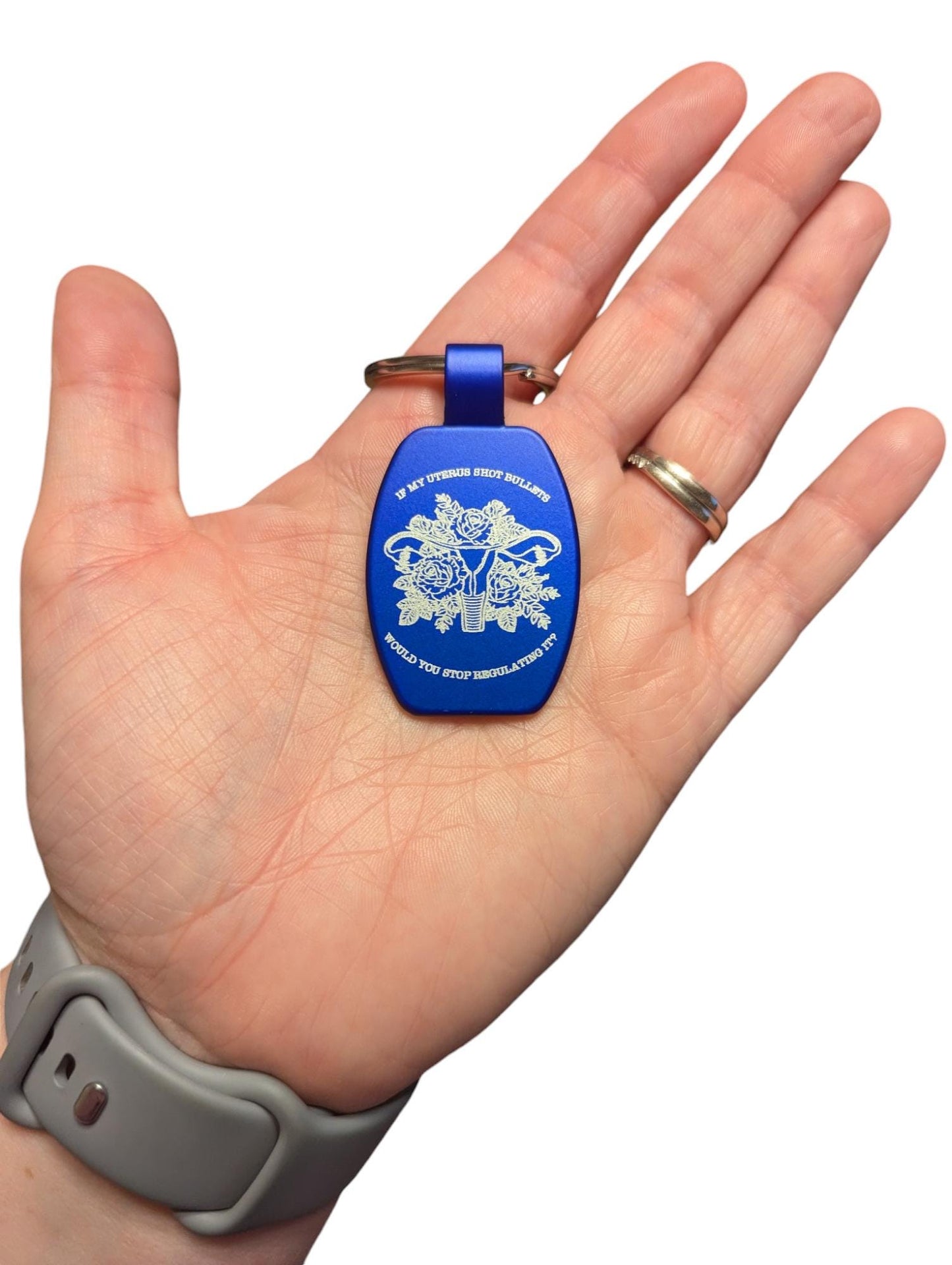 Uterus Keychain