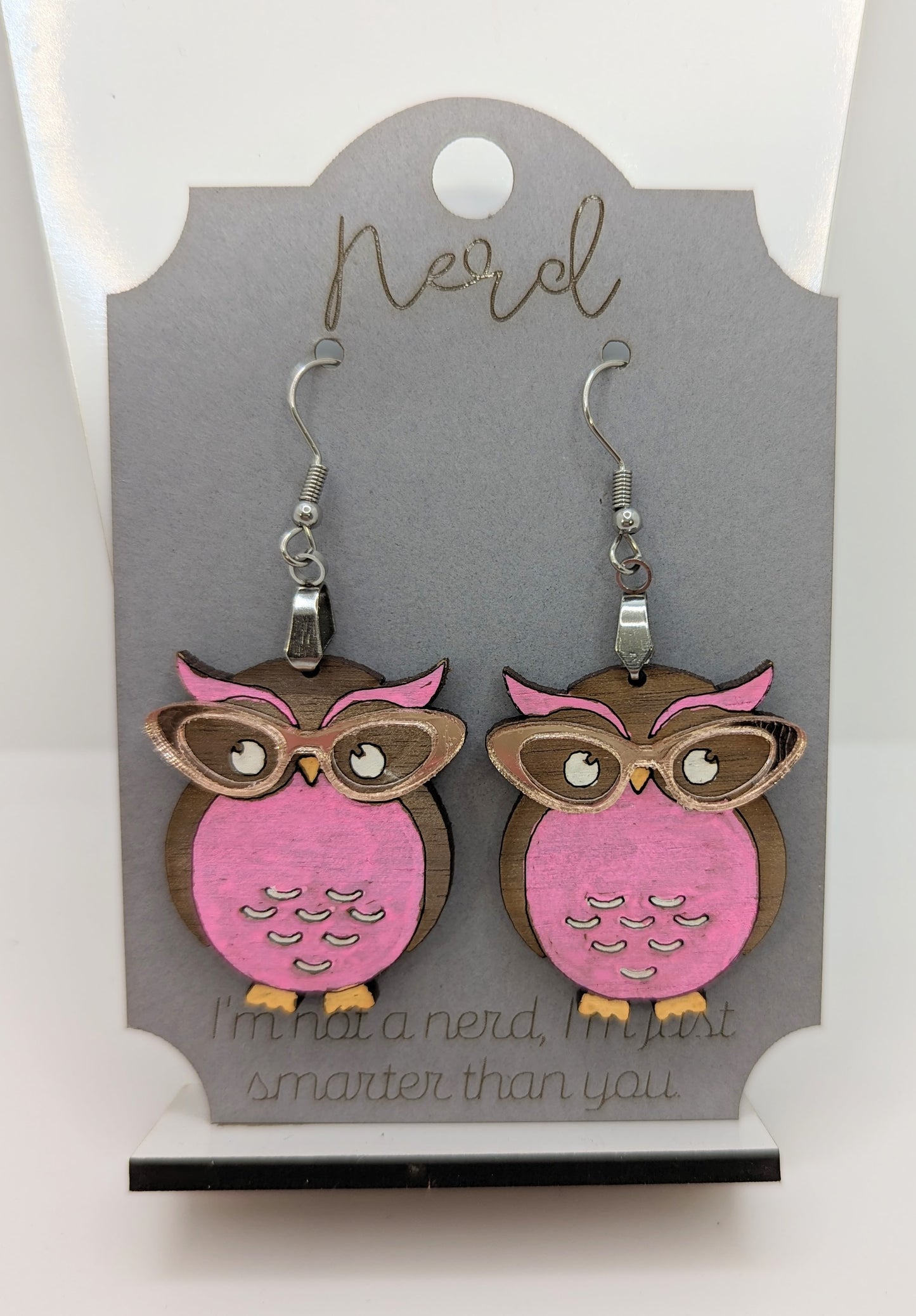 Nerdy Owl Earrings