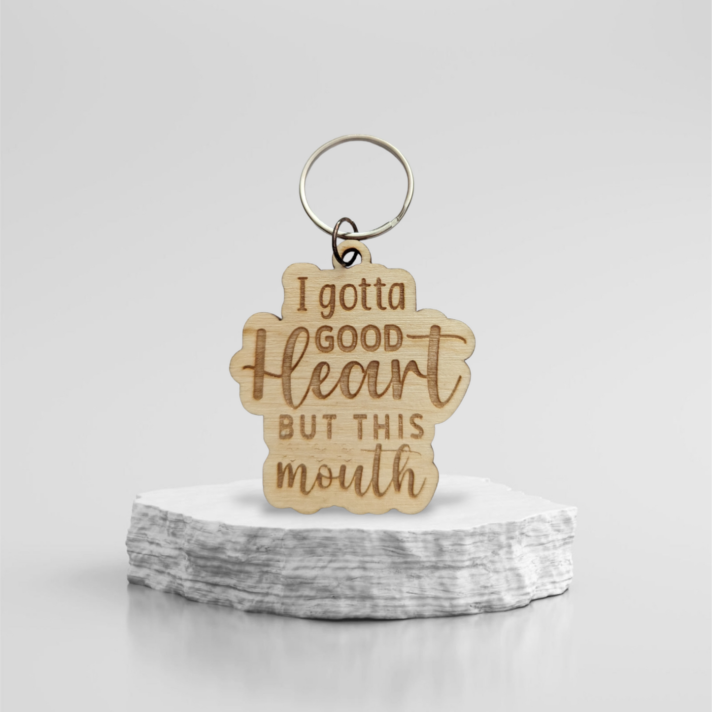 Laser Engraved Sarcastic Keychains