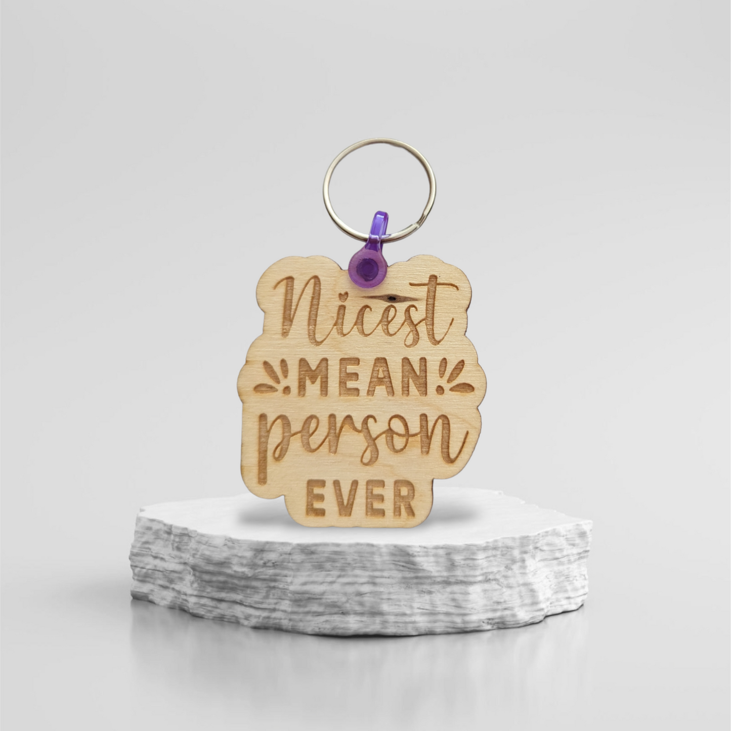 Laser Engraved Sarcastic Keychains