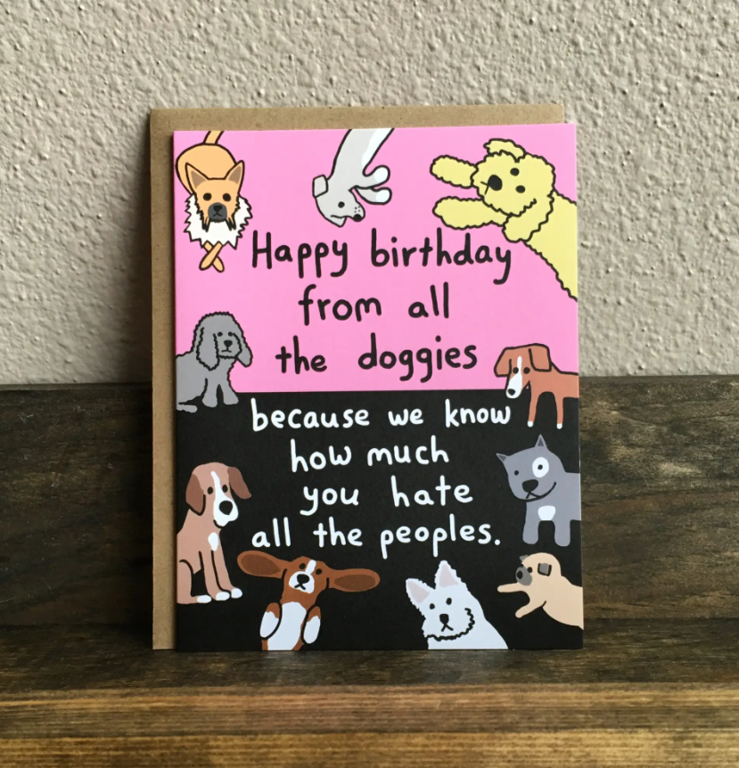 Happy Birthday from All The Dogs Card