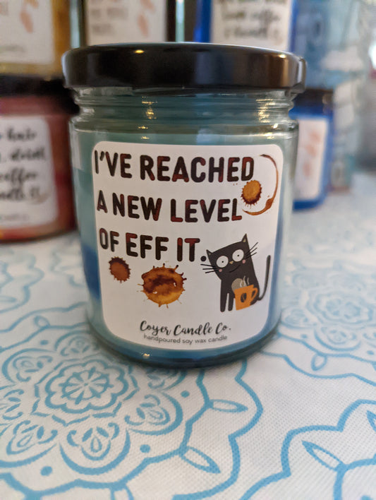 I've Reached A New Level of Eff It-9 oz candle