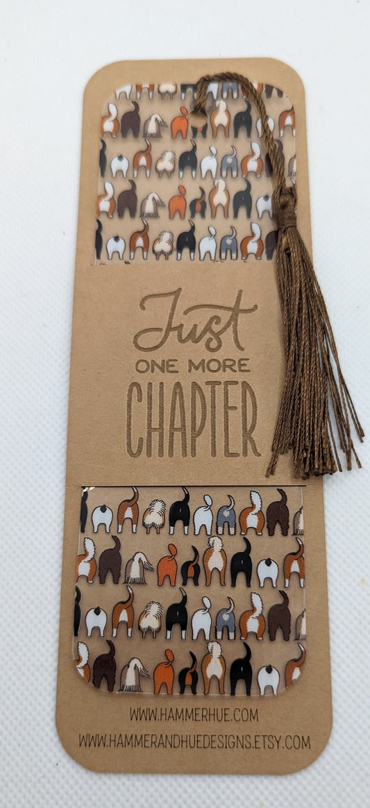 Scattered Dog Butts Bookmark