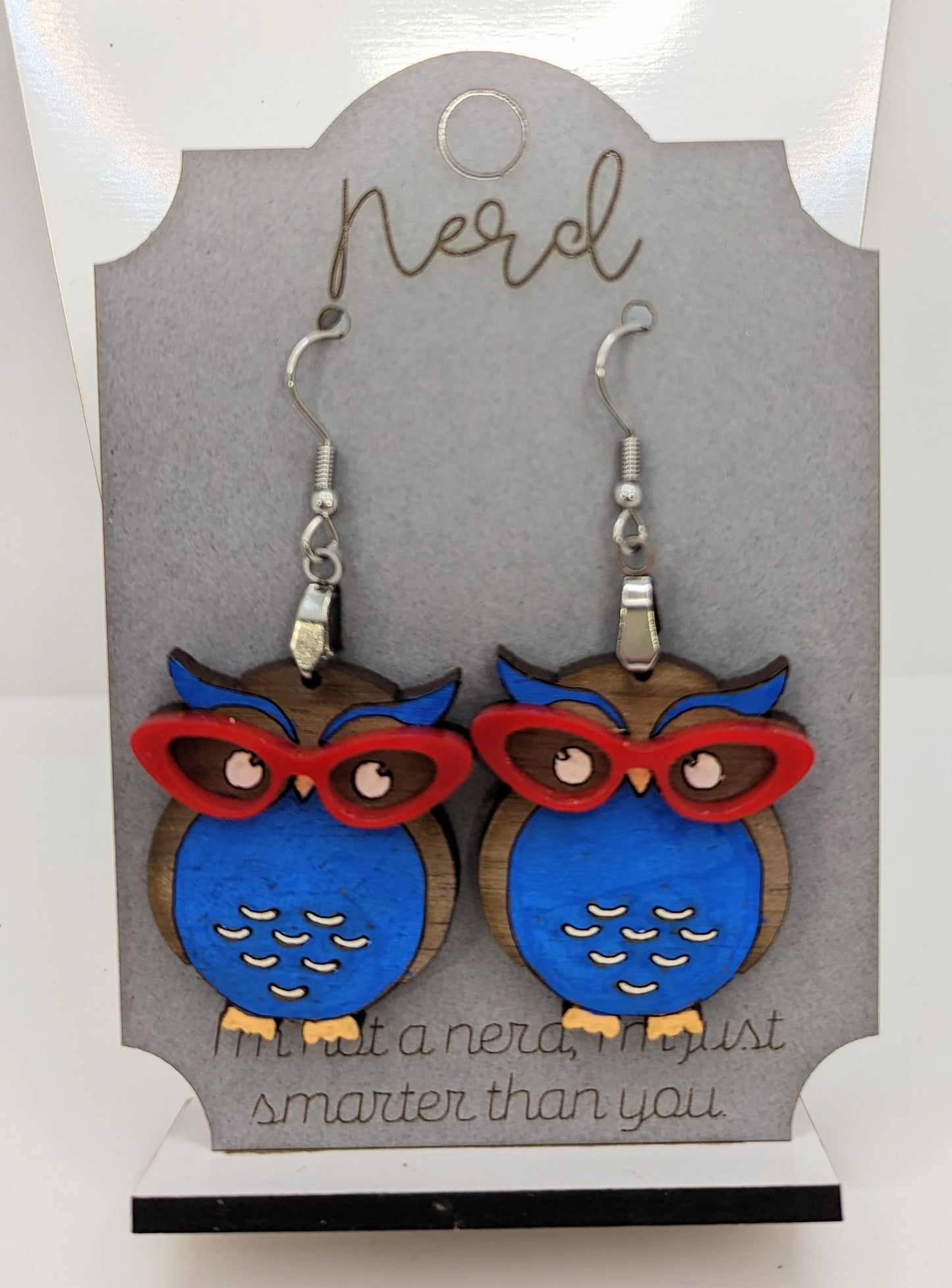 Nerdy Owl Earrings