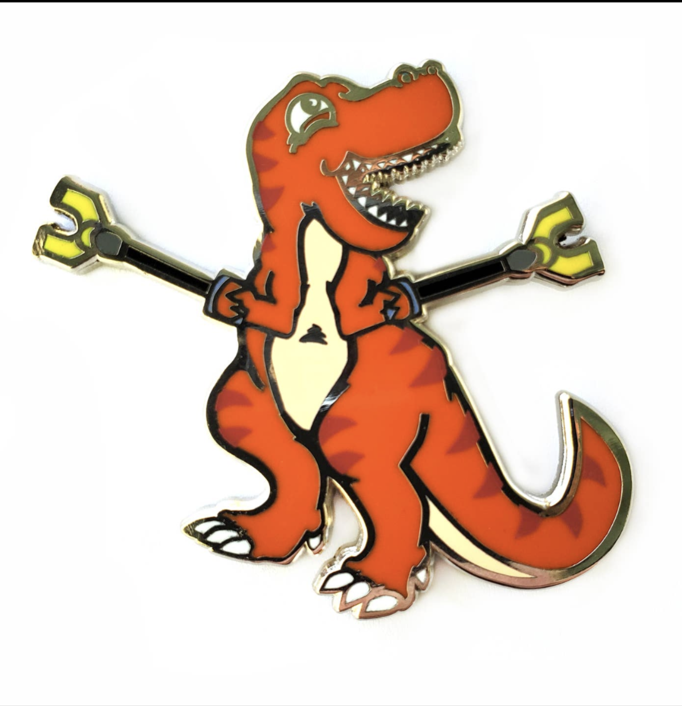 Unstoppable T-Rex Enamel Pin