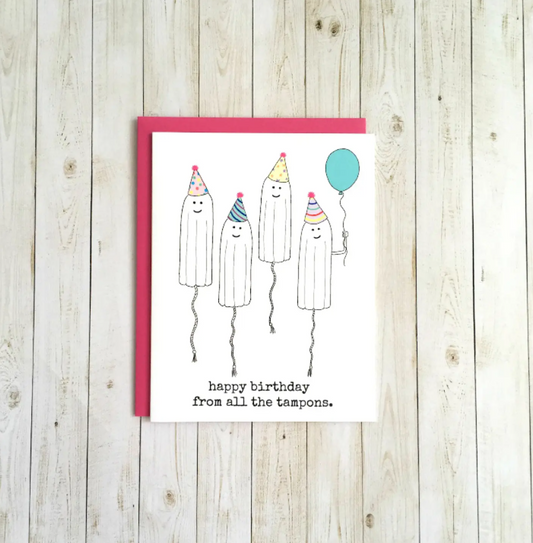 Tampons Birthday Card