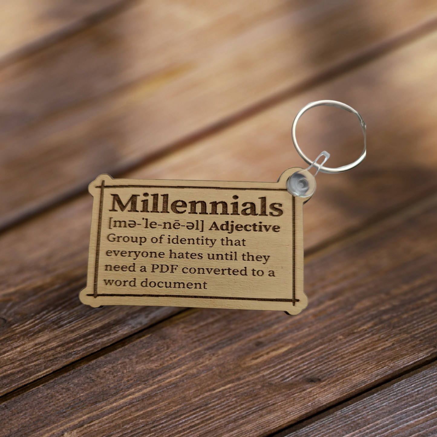 Definition Based Keychains