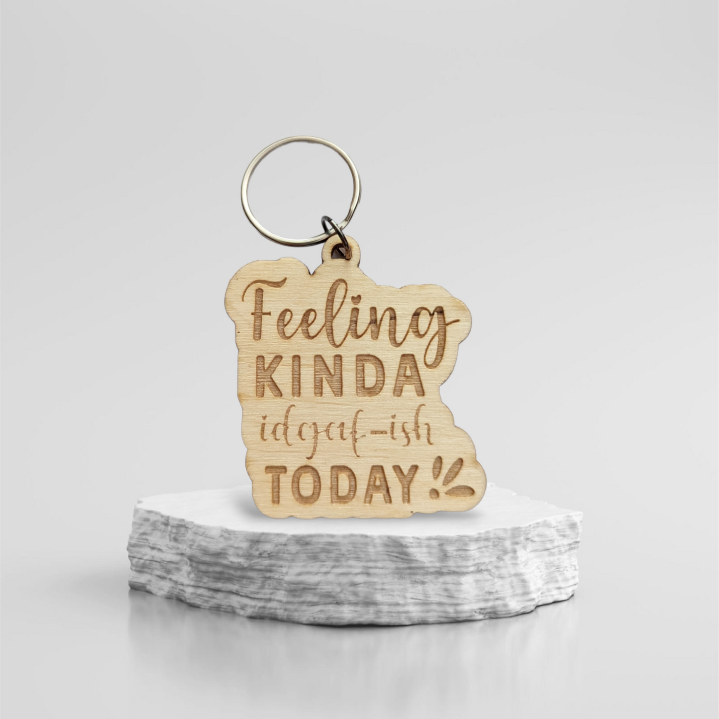 Laser Engraved Sarcastic Keychains